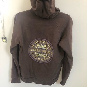 The Beetles Sgt Peppers Full Zip hooded Sweatshirt